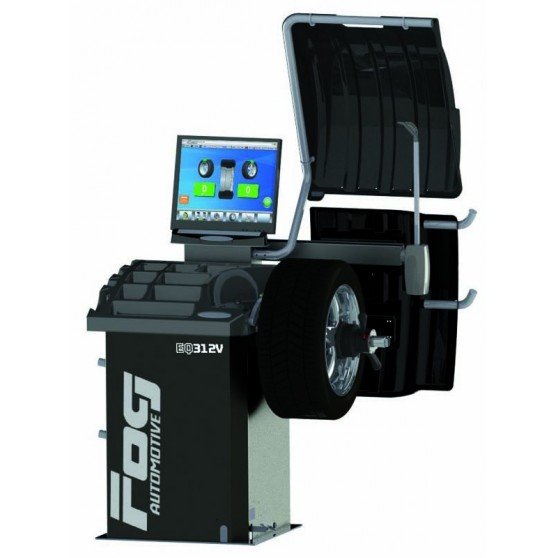 Équilibreuse Vidéo Laser- 2 piges automatiques - Serrage pneumatique - Sonar Équilibreuse Vidéo Laser- 2 piges automatiques - Serrage pneumatique - Sonar