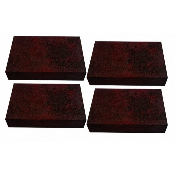 Set of 4 x 25 mm high pads for auxiliary lift Set of 4 x 25 mm high pads for auxiliary lift