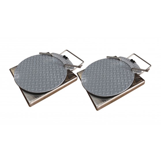 Set of 2 Heavy Duty Vehicle mechanical turntables Set of 2 Heavy Duty Vehicle mechanical turntables