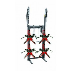 Rack for quick clamps