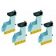 Set of 4 adapters for motorcycle