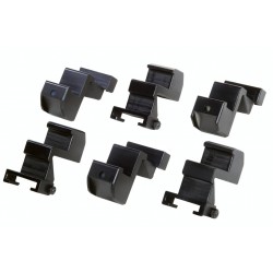 Jeu de 6 protections griffe pour jantes alu