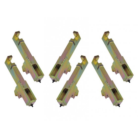 Set of 6 clamp protections for aluminium rims Set of 6 clamp protections for aluminium rims