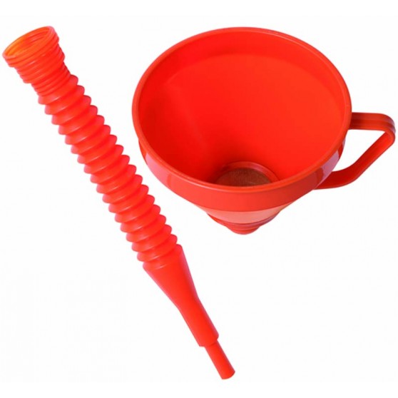 Funnel with flexible adapter Funnel with flexible adapter