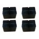 Set of 4 x 100 mm high pads for auxiliary lift
