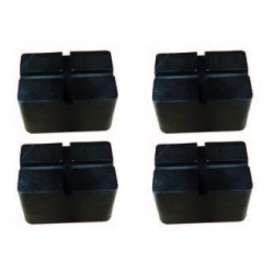 Set of 4 x 100 mm high pads for auxiliary lift