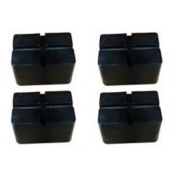 Set of 4 blocks 100 mm high