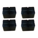 Set of 4 x 100 mm high pads for auxiliary lift