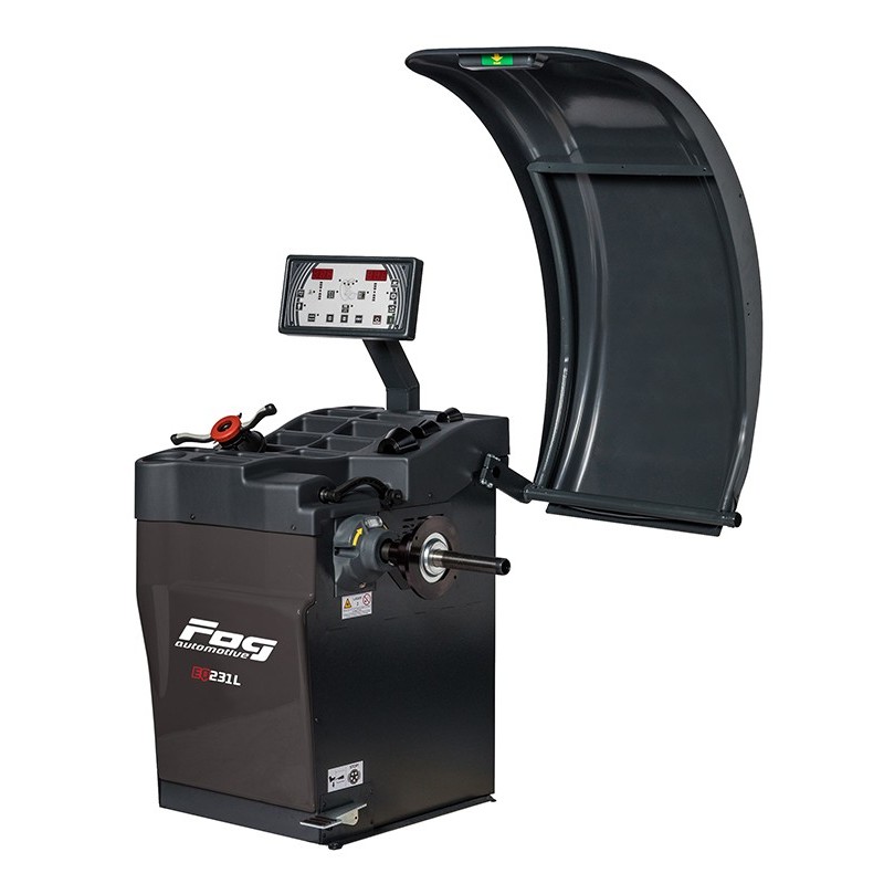 Laser LCD wheel balancer